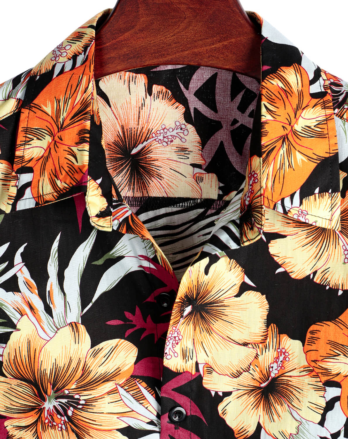 VATPAVE Mens 100% Cotton Hawaiian Shirts Button Down Short Sleeve Beach Shirts Summer Casual Aloha Shirts