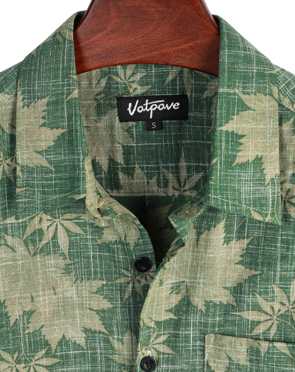 VATPAVE Mens Front Pocket Hawaiian Shirts Casual Short Sleeve Button Down Beach Shirts