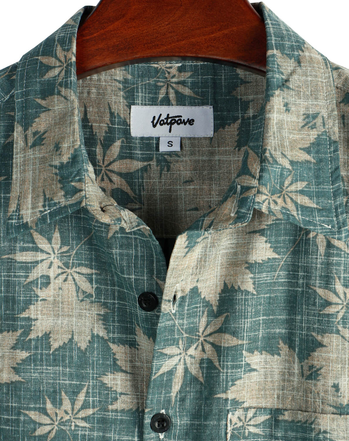 VATPAVE Mens Front Pocket Hawaiian Shirts Casual Short Sleeve Button Down Beach Shirts