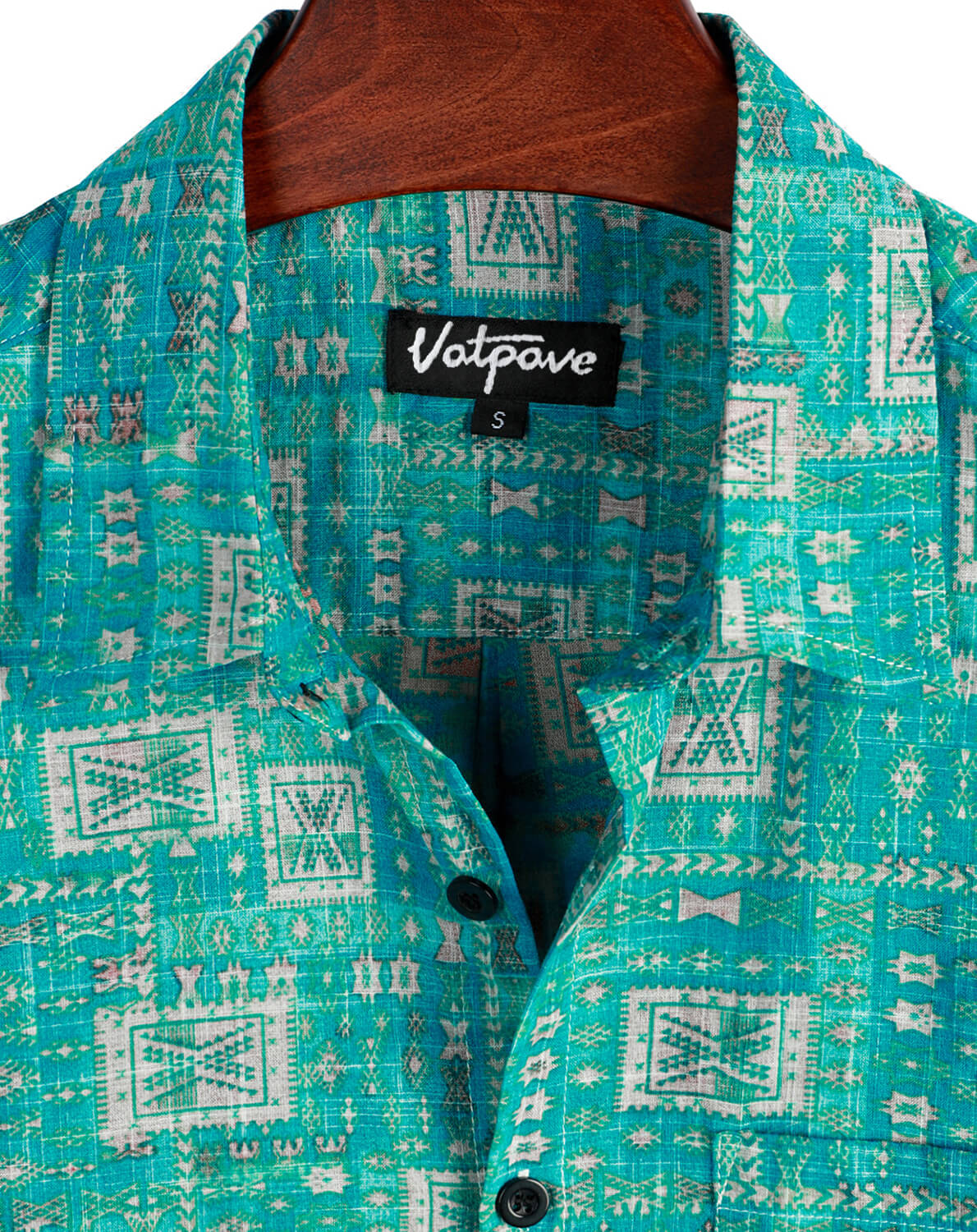 VATPAVE Mens Front Pocket Hawaiian Shirts Casual Short Sleeve Button Down Beach Shirts