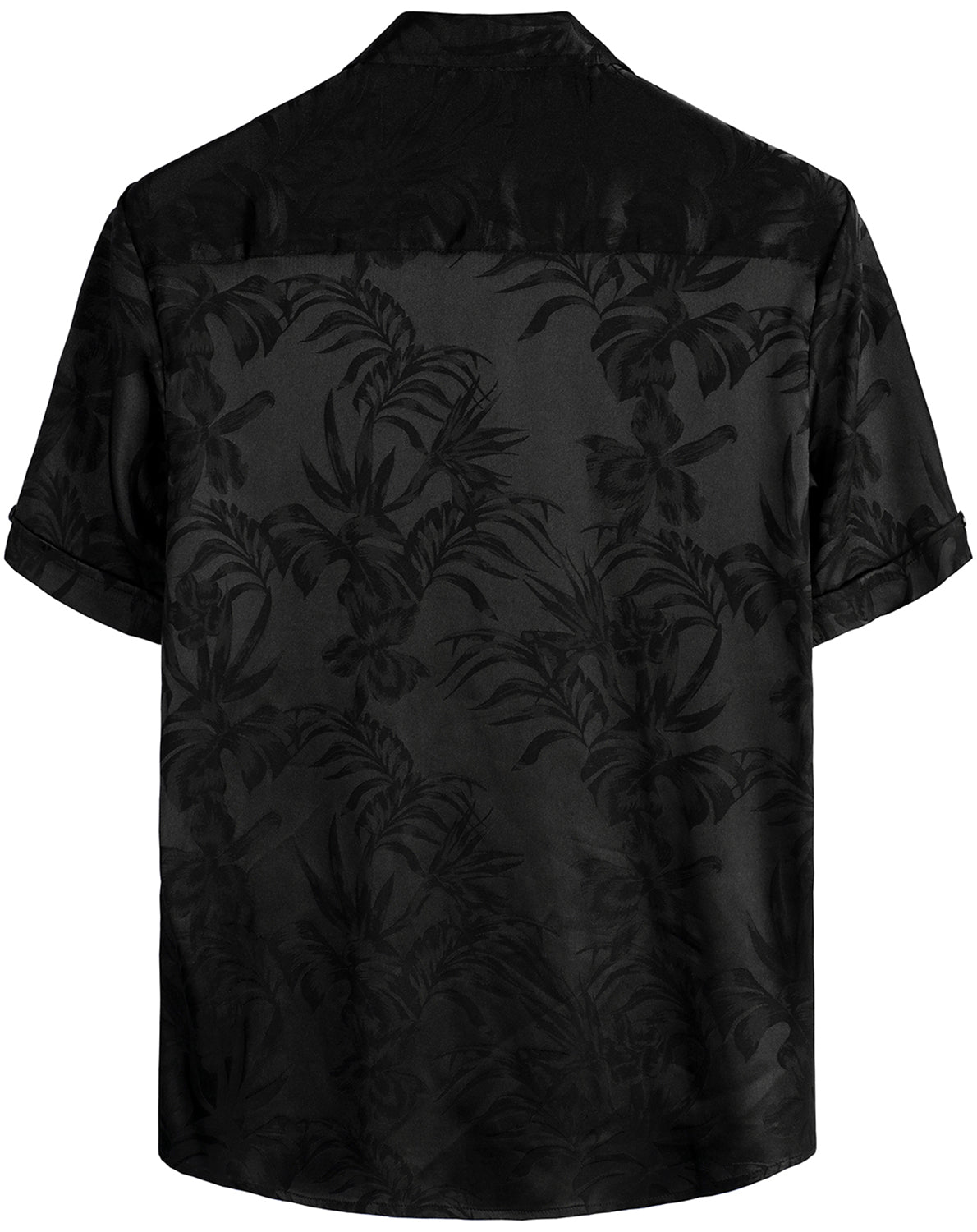 ASWACA Summer Shirts for Men Black Button Down  