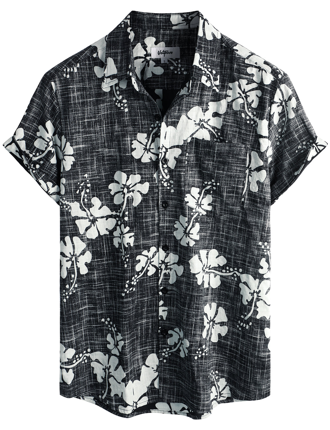 VATPAVE Mens Hawaiian Shirts Casual Short Sleeve Button Down Shirts